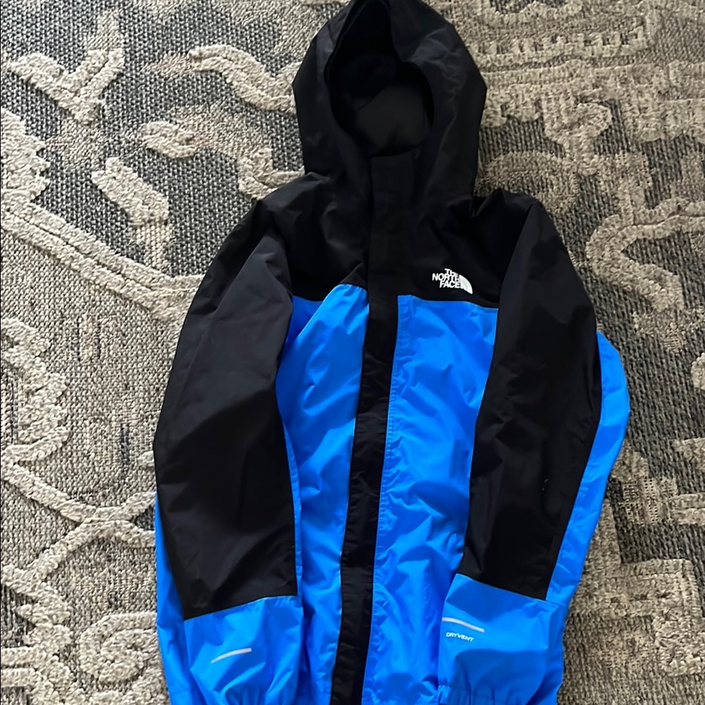 The North Face Kids Blue and Black Jacket
